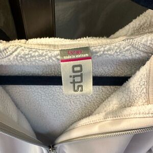 Stio White Fleece Jacket